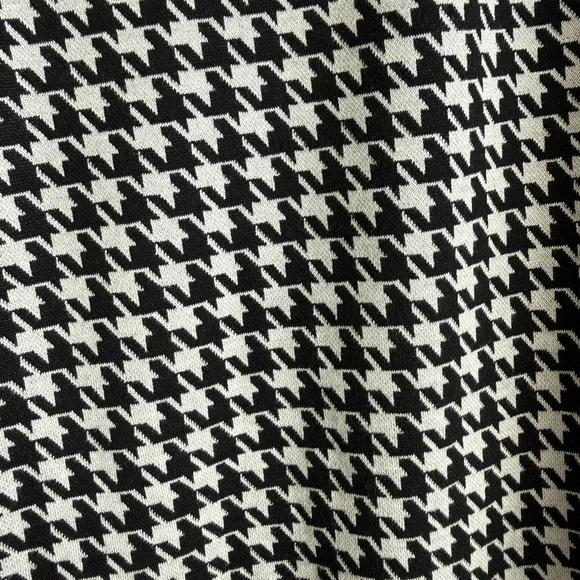 Cabi Houndstooth Wide Leg Pants Size 0 NWOT Chic High Rise Trouser - Picture 7 of 15